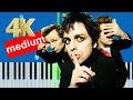 Green Day Good Riddance Time Of Your Life Slow Medium Piano Tutorial 4K