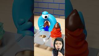 Download lagu I THOUGHT IT WAS CHOCOLATE ICE CREAM, BUT IT WAS⁉️😱 #funny #trending #cartoon mp3