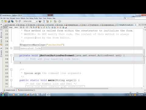 Java Netbeans in Hindi 13 | Message Dialog Box