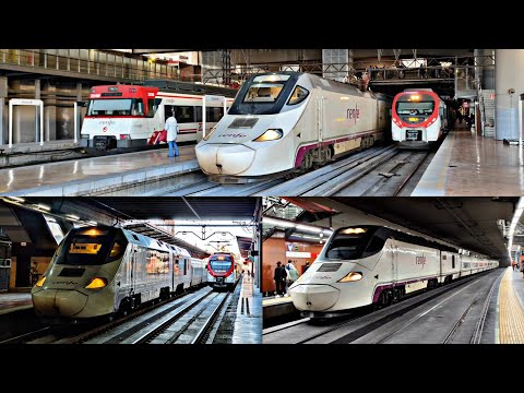 Tren Renfe Alvia 730 en Chamartin  Sol y Atocha + Trenes turísticos y viajeros RENFE / TRAINSPOTTING