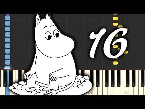 MOOMIN MUSIC 16 [Fishing] - Piano Tutorial (Synthesia)