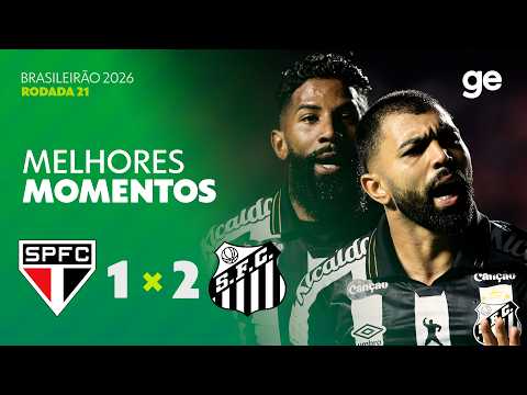 Gols e melhores lances de São Paulo x Santos