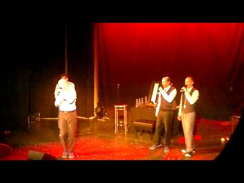 The blanks in Gothenburg live - sings "top of the list music"