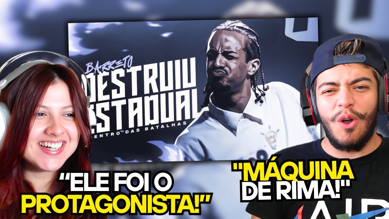 O BARRETO DESTRUIU NO ESTADUAL! 🔥 | REACT