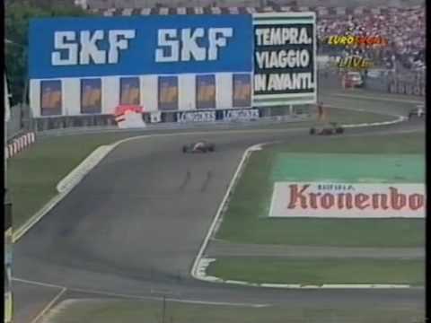 James Hunt calls de Cesaris an Idiot (Imola 1990)