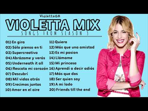 VIOLETTA - BEST SONGS • Season 3 ( 1 HOUR ) | VIOLETTA PLAYLIST / MIX
