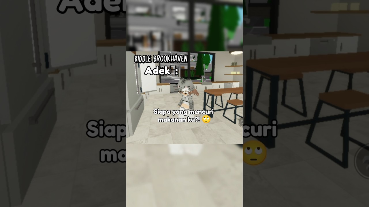 Siapa yang mencuri makanan adek?? 🤔 #shorts #trending #fyp #brookhaven #roblox #riddle