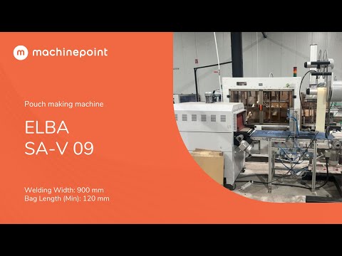 ELBA SA-V 09 Pouch making machine | ELBA Machines