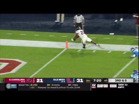 2020 USC vs Ole Miss - Kevin Harris 15 Yd Run