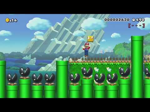 Muncher Fields by MyuuTsu - SUPER MARIO MAKER - NO COMMENTARY 1bj