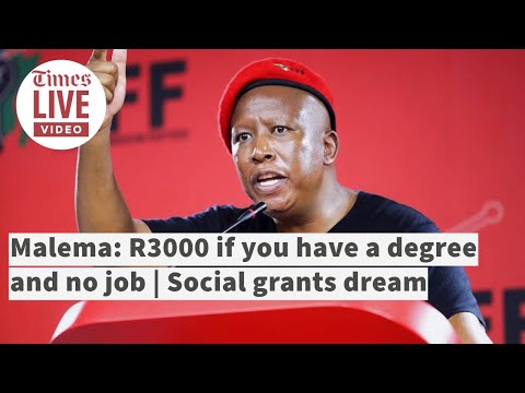 Malema pledges huge social grants but questions arise of where the money will come from