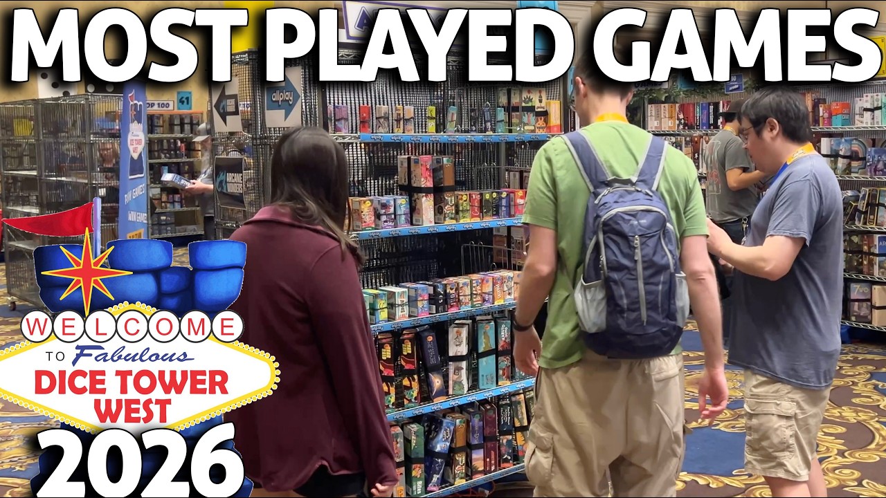 Most Checked Out Games at Dice Tower West 2026