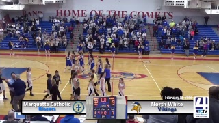 Marquette Catholic vs North White -Caston Class 1A Girls Basketball Regional Championship Game