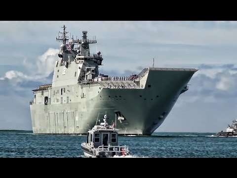 Australian Navy Ships Arrive At Pearl Harbor For RIMPAC 2016