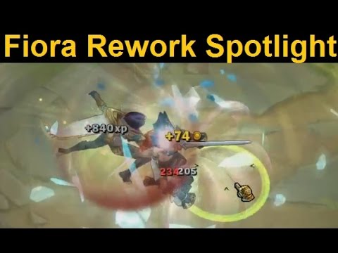Fiora Rework and VU In-Game Spotlight - Abilities and Animations