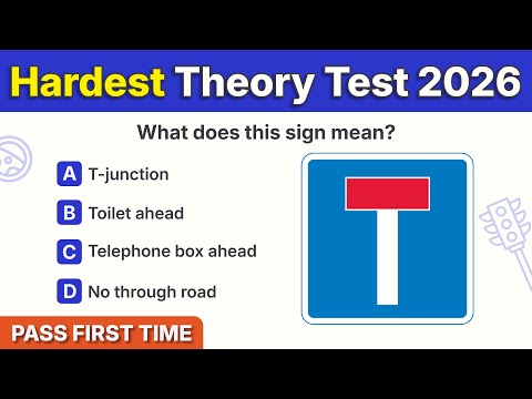 Theory Test 2026 UK | HARDEST UPDATED DVSA Styled Questions (NEW!) | PASS FIRST TIME