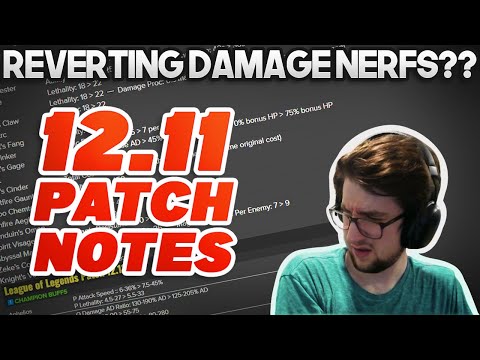 Reviewing Upcoming 12.11 Patch Notes - Mcbaze | League of Legends