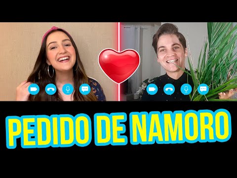 O ENCONTRO ROMÂNTICO ONLINE DA CAMILA E DO DANIEL