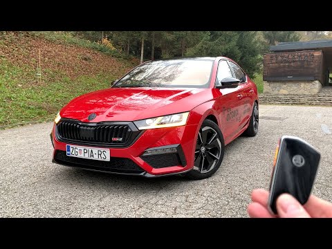 New SKODA Octavia RS 2021 - FIRST LOOK crazy LED lights, DIGITAL COCKPIT & trunk space