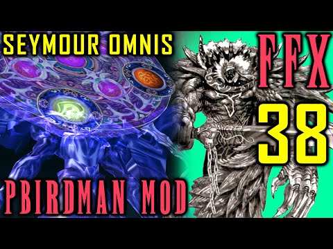 Final Fantasy X - Pbirdman Challenge Mod Walkthrough - Part 38 - Seymour Omnis Boss 1st Encounter