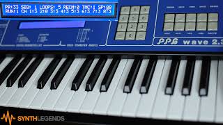 Video thumbnail for PPG wave 2.3 Sequencer and Arpeggiator Quick Tutorial by synthlegends