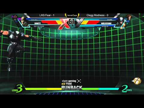 UMvC3 LXG Fear vs Clegg Madness - The RunBack New Years Edition