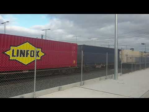 Pacific National freight train from Adelaide to Melbourne taken at North Shore Station Geelong