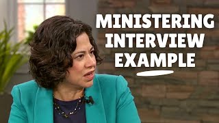Ministering Interview Example - Relief Society Sister and Young Woman companion