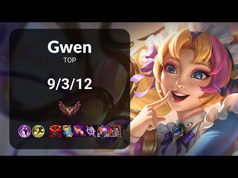 Gwen vs Jayce TOP - KR GRANDMASTER Patch 15.14
