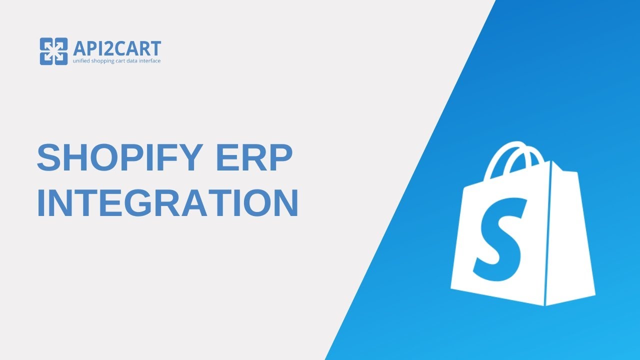 Shopify ERP Integration I API2Cart