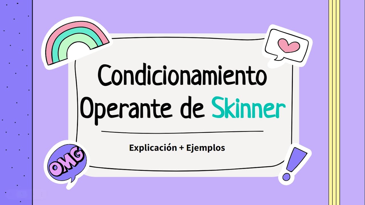 El Condicionamiento Operante de Skinner