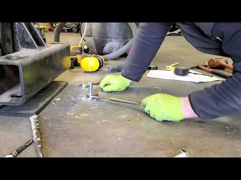 Max Jax Car Lift Anchor bolt install