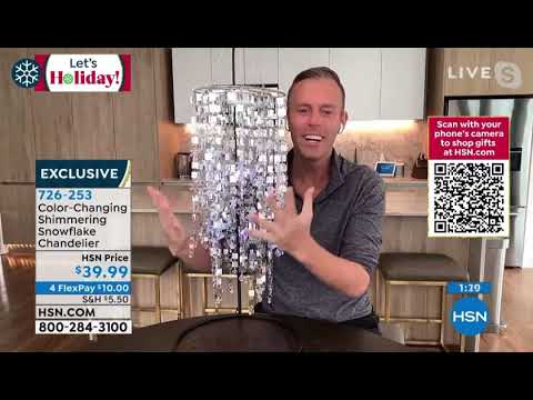 Chad Allen® (TVchad®) and Tamara Hooks present Snowflake Chandelier on HSN
