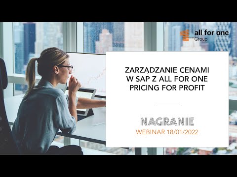 Zarządzanie cenami w SAP z All for One Pricing for Profit