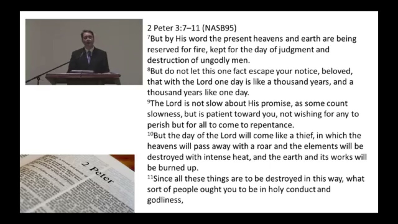 The Present Heavens and Earth are Being Reserved for Fire