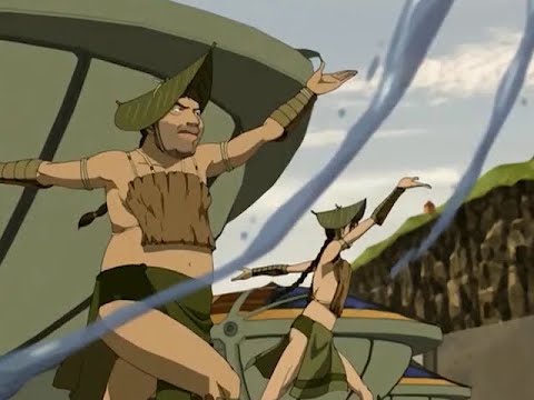 Foggy Swamp style Waterbending & Plantbending All scenes from ATLA