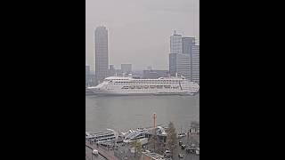 MV Ambience in Rotterdam #cruiseship #ambassadorcruises #travel #rotterdam