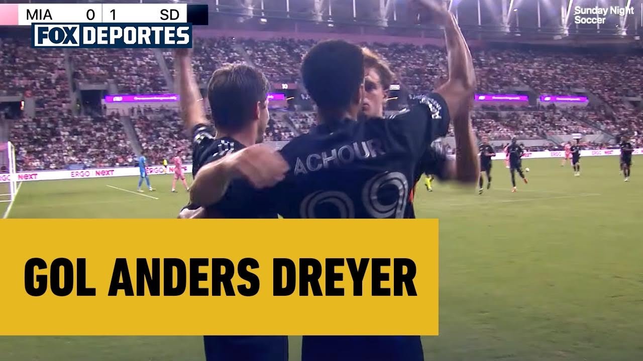 GOL Anders Dreyer | Inter Miami 0-1 San Diego FC | MLS 2026