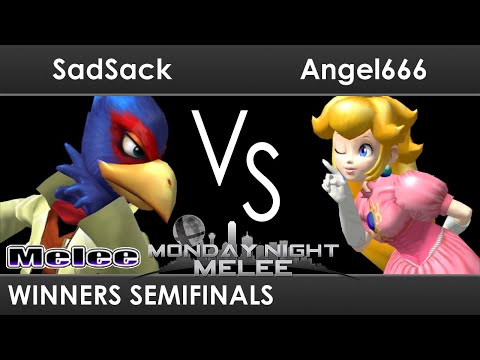 MNM 309 - SadSack (Falco) VS Angel666 (Peach) - Winners Semifinals - SSBM
