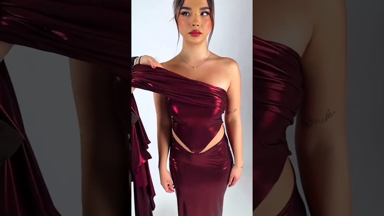 Share with a friend or tag someone who would look unforgettable in deep burgundy! To order, send us