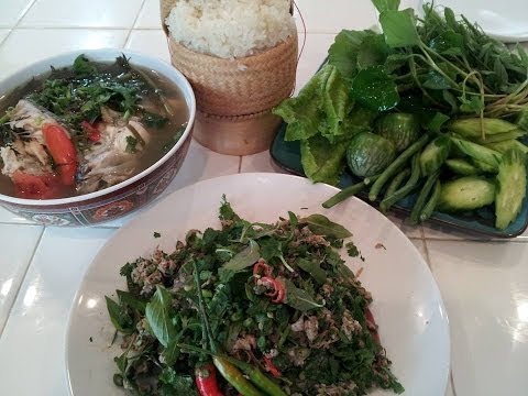C/w Nana: Lao Raw Fish Salad (ກ້ອຍປາ == Ghoi Pa)