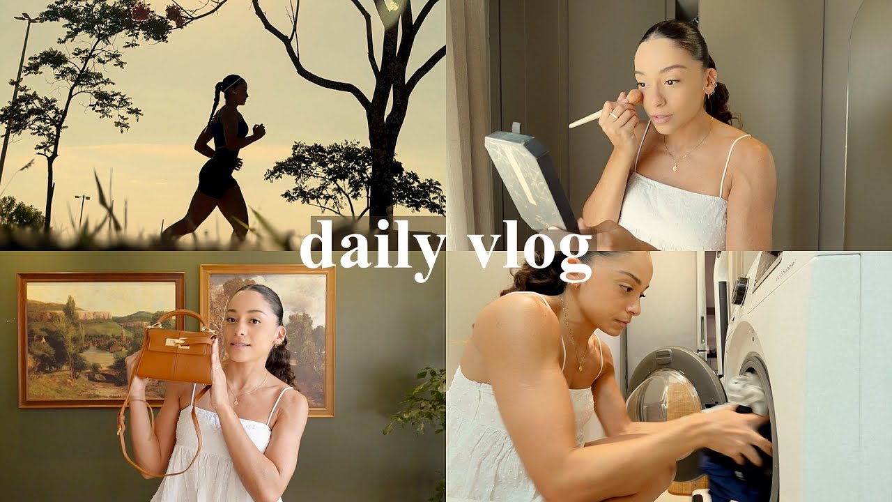 Corrida no parque, abrindo recebidos, rotina dona de casa, papo sobre descanso...