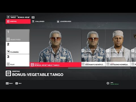 Hitman 2 - Featured Contract - Bonus: Vegetable Tango (SA)