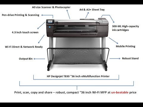 Hp Designjet T830 Multifunction Plotter