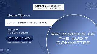 An Insight Into the Provisions of the Audit Committee