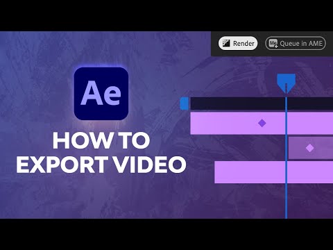 How to Export Video in After Effects