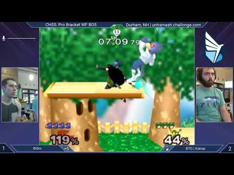 Cold Hard Smash 5 SSBM - Kalvar (Marth) vs. th0rn (Falco) - Melee WF