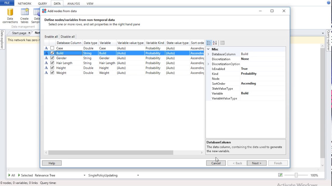 Bayesian network tutorial 8 - Structural learning