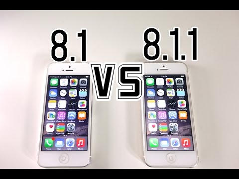 iOS 8.1 VS 8.1.1 & iOS 7.1.2 VS 8.1.1 - Is It Faster? + What's New Review