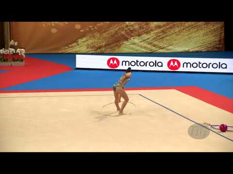 USUBALIEVA Aiana (KGZ) - 2018 Rhythmic Worlds, Sofia (BUL) - Qualifications Hoop